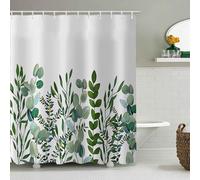 FAIRYGATE Shower Curtains for Bathroom Bohemian Flower Colorful Boho Floral Print Beautiful Bright Polyester Fabric Cloth Shower Curtain Decoration B9812