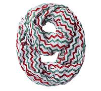 FAIRYGATE Summer Scarf Infinity Scarf Women Sale Circle Loop Neck with Wave Stripe Pattern Ladies Scarves Lightweight Clearance Snood 55006