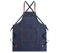 FAIRYGATE Waterproof Apron for Women Canvas Work Aprons for Men with Pockets Adjustable Strap and Large Pockets Apron Kitchen Cooking Baking Chef Apron A1735