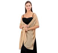 FAIRYGATE Womens Scarf Lightweight Scarves for Women Sale Ladies Chiffon Plain Neck Scarfs Soft Headwrap Girls Headscarf Sheer Wrap Apricot Colour Shawl Shawls for Weddings A0407