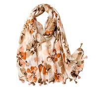FAIRYGATE Womens Scarves Scarfs for Women Lightweight - Sale Elegant Large Spring Warm Oversized Stole Shawl Wrap Tassel Scarf Ladies Scarves 65011