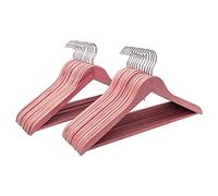 FairyHaus Natural Cedar Hangers 24Pack, Smooth Finish Wooden Coat Suit Hangers - Slim Sleek & Flat Cedar Wood Shirt Hangers with 360° Rotating Hook, Durable Cedar Clothes Hangers