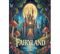 Fairyland Coloring Book for Adults: A Fantasy Adventure Through Magical Forests, Enchanted Castles, and Whimsical Creatures