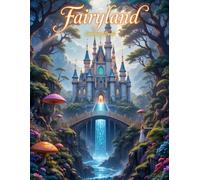 Fairyland Coloring Book for Adults: Fairytale Designs of Enchanting Fairies, Magical Houses, and Fantasy Castles for Mindfulness and Relaxation