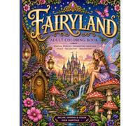 Fairyland Dreams 50 Pages Thick Bold Outline: A Magical Adult Coloring Book Filled with Enchanted Forests, Fairies, Castles, Flowers, and Fantasy Creatures