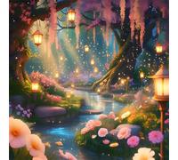 Fairyland Fireflies 35 Piece Jigsaw Puzzles for Adults and Kids, Impossible Puzzle, Jigsaws 35 pieces for adults Gifts, Difficult jigsaw puzzles for The Whole Family