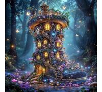 Fairyland Shoe House 300 Piece Jigsaw Puzzles for Adults 35x35cm, adult jigsaw puzzles 300 Pieces, Challenging&Brainteasing Puzzle Family Games, Beautiful Decoration puzzle
