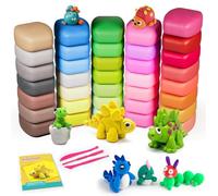 FairyMaker Air Dry Clay, 36 Colors Ultra Light Modeling Clay, Non-Toxic Magic Clay with Tools & Tutorial Book, Creative DIY Arts and Crafts Kit for Kids, Ideal Christmas Birthday Gift for Boys & Girls