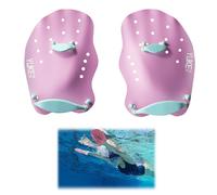 FairyPeach Hand Paddles, Swimming Paddles, Diving Hand Paddling, Swimming Paddle with Adjustable Straps, PVC-Free (Purple, M)