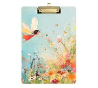Fairy's Floral Rverie clipboard Nursing Waterproof for Nurses Home Contractor Size 9 x 12