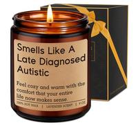 Fairy's Gift Candle, Late Diagnosed Autism Gifts for Autistic Adults, Actually Autistic Gifts, Neurodivergent Comfort Presents Ideas, Funny Autism Awareness Acceptance Stuff for Friends, Women, Men