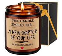 Fairy's Gift New Chapter Candle, Congratulations Gifts for Women Men, Coworker Friend, Leaving Job, New Beginnings Gifts for Women Men, Breakup, Divorce, Retired, Moving Away Congrats Presents Ideas