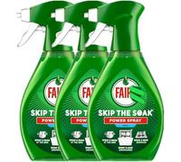 Fairy's Skip The Soak Power Spray Fresh Kitchen Cleaner Spray, Powerful Grease & Dried Food Remover, Pre-Treat Dishwashing Spray, Fresh Scent, 500ml (Pack of 3).