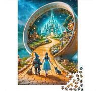 Fairytale 1000 Piece Puzzle Premium paper jigsaw for teens Relaxing story art Educational paper puzzle Dorm decor, social play 38x26cm/1000pcs