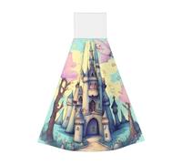 Fairytale Castle Coral Velvet Hand Wipes - Absorbent Cleaning Cloths for Kitchen, Bathroom, Car, Camping - Home Use