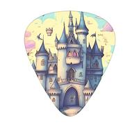 Fairytale Castle Guitar Plectrums Classical Triangle Bass Acoustic And Electric Guitar Plectrums For Guitarists 12 Pieces