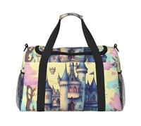 Fairytale Castle Hand Travel Bag.Fashionable Design, Large Storage Capacity, Suitable For Business Trips And Short Trips.