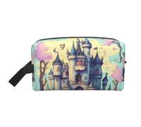 Fairytale Castle Large Capacity Travel Toiletry Bag for Organizing Toiletries and Small Items Suitable for Travel Daily and Gym