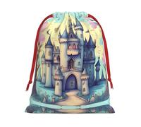 Fairytale Castle M Patterned Gift Bags - Add a touch of formality to weddings, Christmas, birthdays, and anniversaries - (S - L)