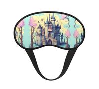 Fairytale Castle Printed Eye mask, for Sleeping, Light-Blocking, Soft and Comfortable, Elastic Band