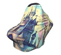 Fairytale Castle Versatile full-print Stroller Chair Cover/Nursing Cover, specially designed for your baby