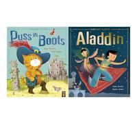 Fairytale Classics Collection: 2-Book Set by Anna Bowles (Puss in Boots, Aladdin)