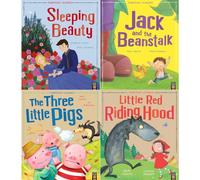 Fairytale Classics Collection by Josephine Collins & Mara Alperin: Sleeping Beauty, Jack and the Beanstalk, The Three Little Pigs & Little Red Riding Hood (4-Book Set) - Paperback