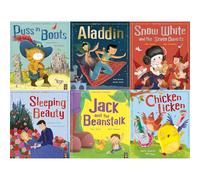 Fairytale Classics Collection: Puss in Boots, Aladdin, Snow White, Sleeping Beauty, Jack and the Beanstalk & Chicken Licken - Six Magical First Fairy Tales (6-Book Set)