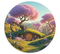 Fairytale Cottage 1000 Piece Jigsaw Square Puzzles for Adults And Kids, Challenging And Educational Family Game 1000pcs (67.5x67.5cm)