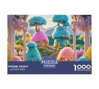 Fairytale Cottage 1000 Piece Jigsaw Square Puzzles for Adults And Kids, Challenging And Educational Gifts for Family, Friends 38x26cm/1000pcs