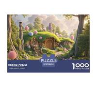Fairytale Cottage 1000 Piece Puzzles Square Puzzles for Adults And Kids, Challenging And Educational Birthday Gifts 38x26cm/1000pcs