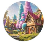 Fairytale Cottage 1000 Piece Puzzles Square Puzzles for Adults And Kids, Vibrant Imagery Birthday Gifts 1000pcs (67.5x67.5cm)