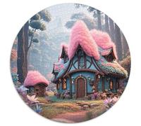 Fairytale Cottage 1000 Piece Puzzles Square Puzzles for Adults And Kids, Vibrant Imagery Home Decoration 1000pcs (67.5x67.5cm)