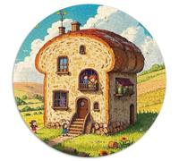 Fairytale Cottage 1000 Pieces Puzzle Square Puzzles for Adults And Kids Birthday Gifts 1000pcs (67.5x67.5cm)