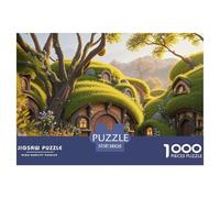 Fairytale Cottage 1000 Pieces Puzzle Square Puzzles Vibrant Imagery Home Decoration 38x26cm/1000pcs
