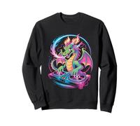 Fairytale Dj Dragon Mixing Magic Vibes Sweatshirt