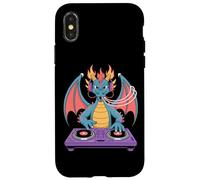 Fairytale Dj Dragon Spinning Magic Tunes Case for iPhone X/XS