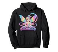 Fairytale Dj Rainbow Wings Magic Pullover Hoodie