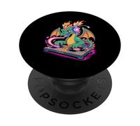 Fairytale Dj Sparky Music Magic Dragon PopSockets Adhesive PopGrip