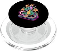 Fairytale Dj Sparky Music Magic Dragon PopSockets PopGrip for MagSafe