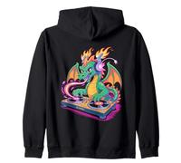 Fairytale Dj Sparky Music Magic Dragon Zip Hoodie