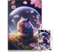 Fairytale Hamster 1000 Piece Jigsaws Learning Game for Skill Practice Thoughtful Gift for Happy Moments Size 50x75cm