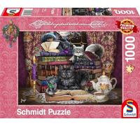 Schmidt Storytime Cats, Brigid Ashwood Jigsaw Puzzle (1000 Pieces)