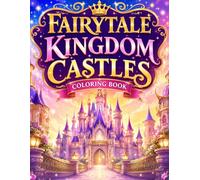 Fairytale Kingdom Castles Coloring Book: 50 Magical Fantasy Castles, Enchanted Palaces, Flower Castles, Mushroom Kingdoms, Pumpkin Towers, Secret ... Relaxation, Stress Relief and Creative Escape