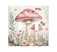 fairytale mushroom switch cover plates soft mushroom home decor wall plates thermoplastic double rocker standard size