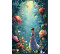 Fairytale Princess, Writing Journal/Notebook/Diary for Girls, 80 Lined Pages (6inx9in) - Hardcover