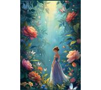 Fairytale Princess, Writing Journal/Notebook/Diary for Girls, 80 Lined Pages (6inx9in) - Softcover