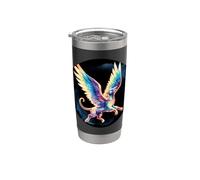 Fairytale Rainbow Colored Dragon Stainless Steel Insulated Tumbler