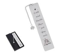 Fairytales Metal Bookmark Funny Gifts - Spicy Book Marks Fancy Funny Interesting Art Text Bookmarkers with Pendant Graduation Gift for Women Book Reading Friends Lovers Beautiful Book Mark