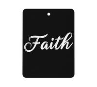 Faith 1 PCS Car Air Freshener Hanging Aromatherapy Tablets Automotive Ornament for Auto Room Bathroom Bedside Square